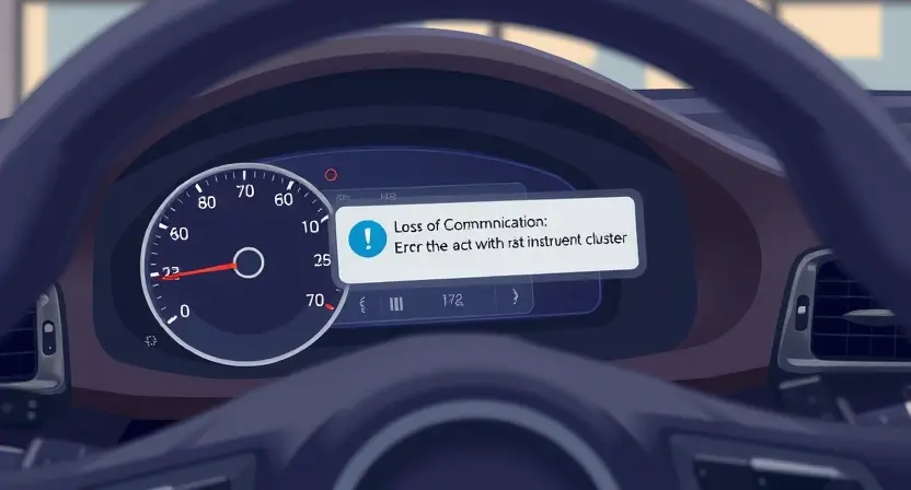 Код ошибки U0155: Потеря связи с электронным блоком приборной панели (IPC)