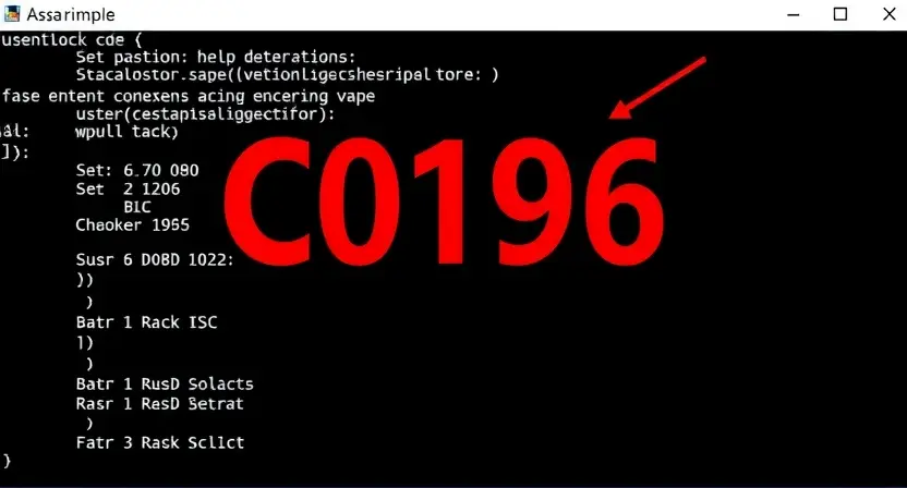 Основные задачи и работа SAS — Код неисправности C0196: описание, причины и методы устранения