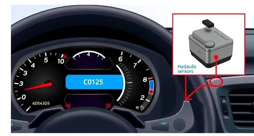 Ошибка C0125 в системе ABS