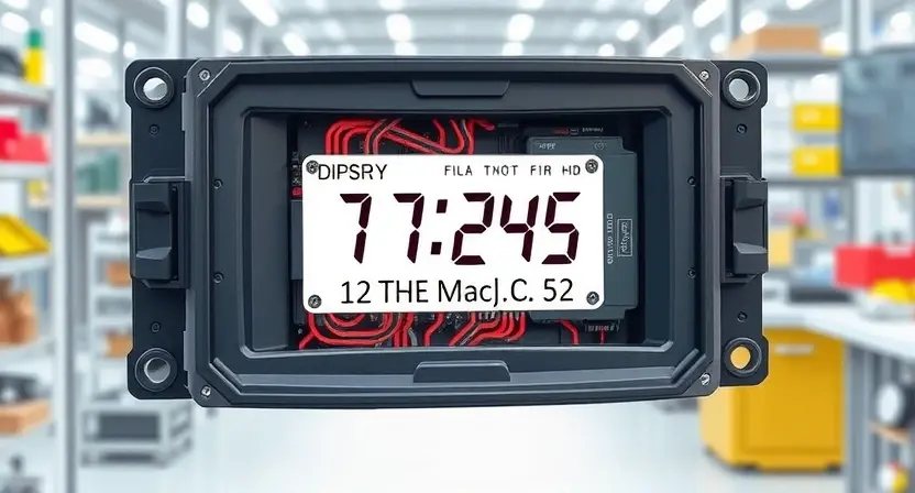 A detailed illustration of an electronic control unit (ECU) with a visual representation of an internal timer malfunction. The ECU should be depicted with visible circuitry and components. A highlighted area within the ECU should show a disrupted or malfunctioning timer circuit, perhaps with visual cues like broken connections or a distorted display. The background should be a clean, technical environment, possibly a workshop or laboratory.