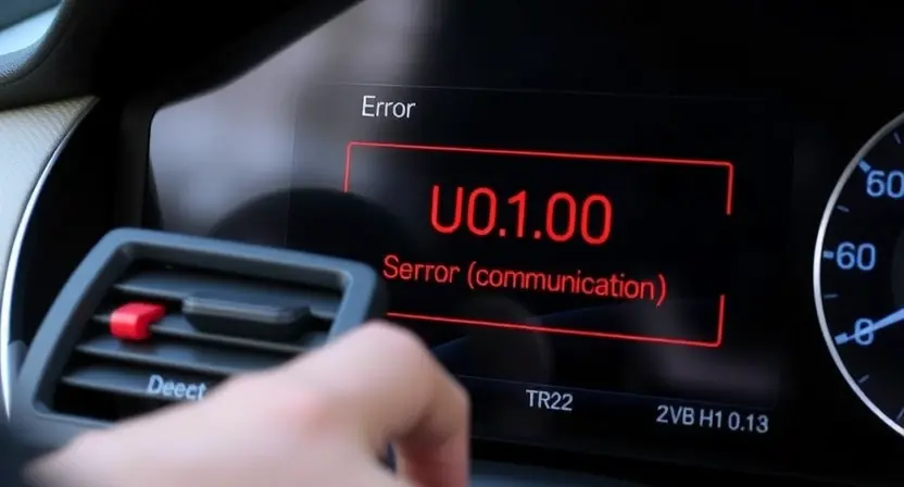 Использование профессионального сканера для чтения кода — Ошибка U0100: потеря связи с ЭБУ двигателя
