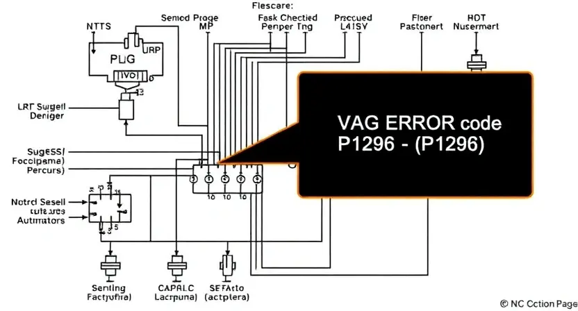 Ошибка P1296 в системе VAG: причины и диагностика