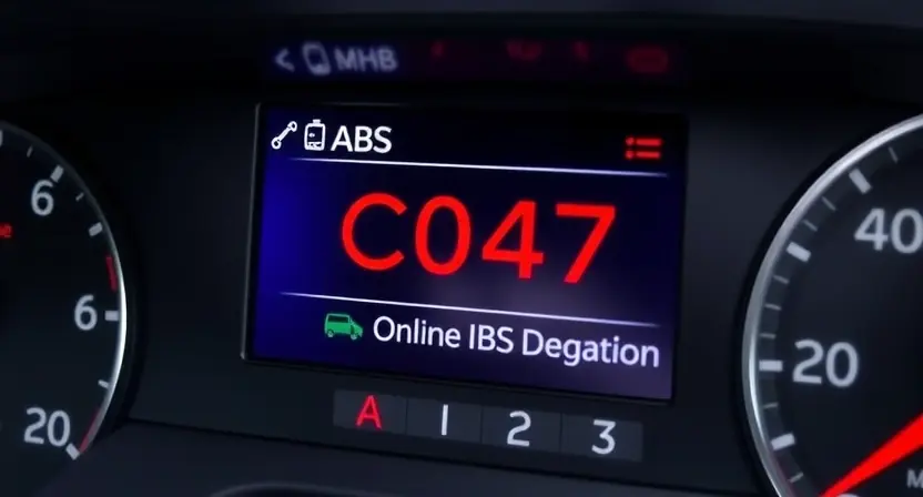 Регулярное техническое обслуживание — Ошибка C0047 в системе ABS автомобиля
